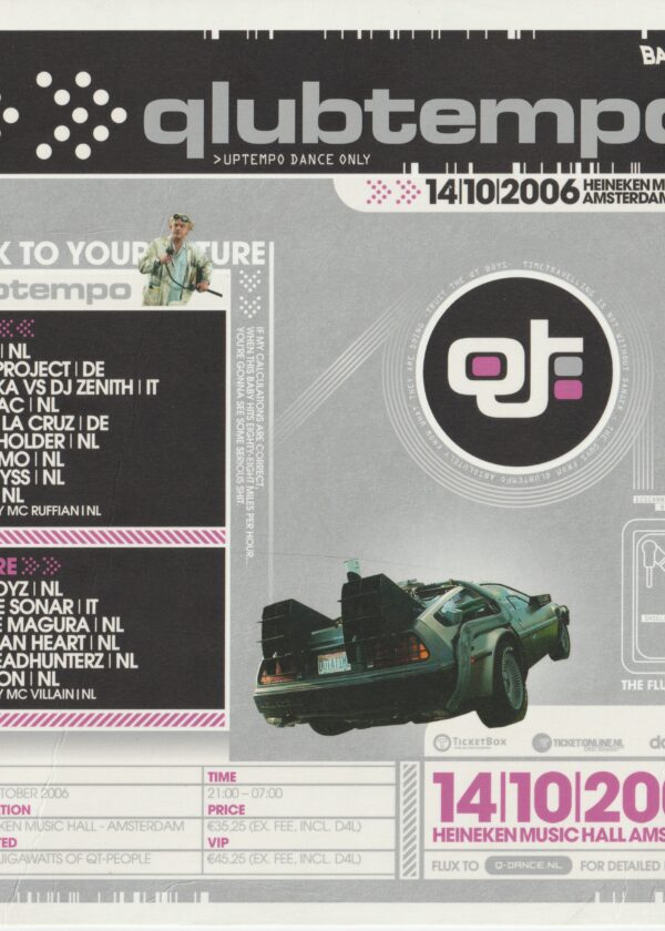 Qlubtempo – Back to your Future – Front