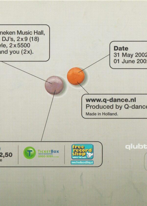 Qlubtempo – Weekender (Canceled) – Back