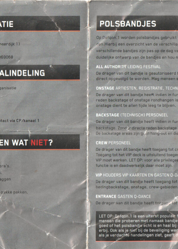 Defqon.1 (12-Jun-2010) – Crew Booklet – 2