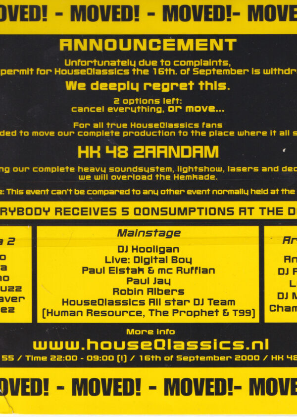 Houseqlassics (16-Nov-2000) – 6