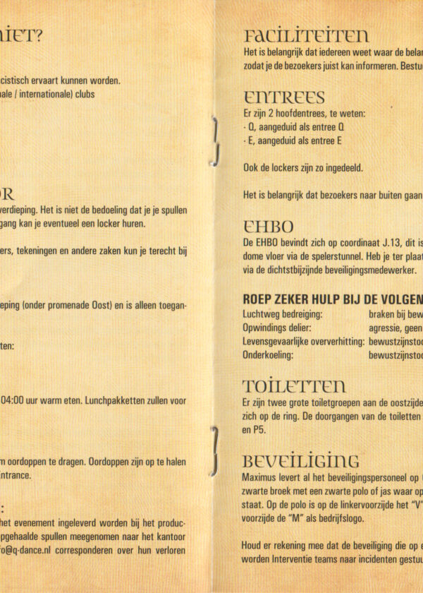 Qlimax – (23-Nov-2013) – Crewbooklet page 2