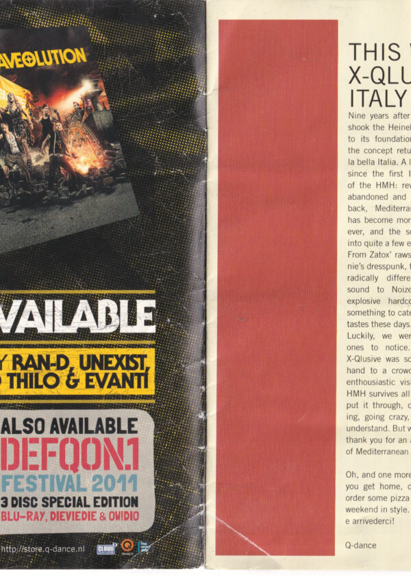 X-Qlusive · Italy (01-Oct-2011) – 2